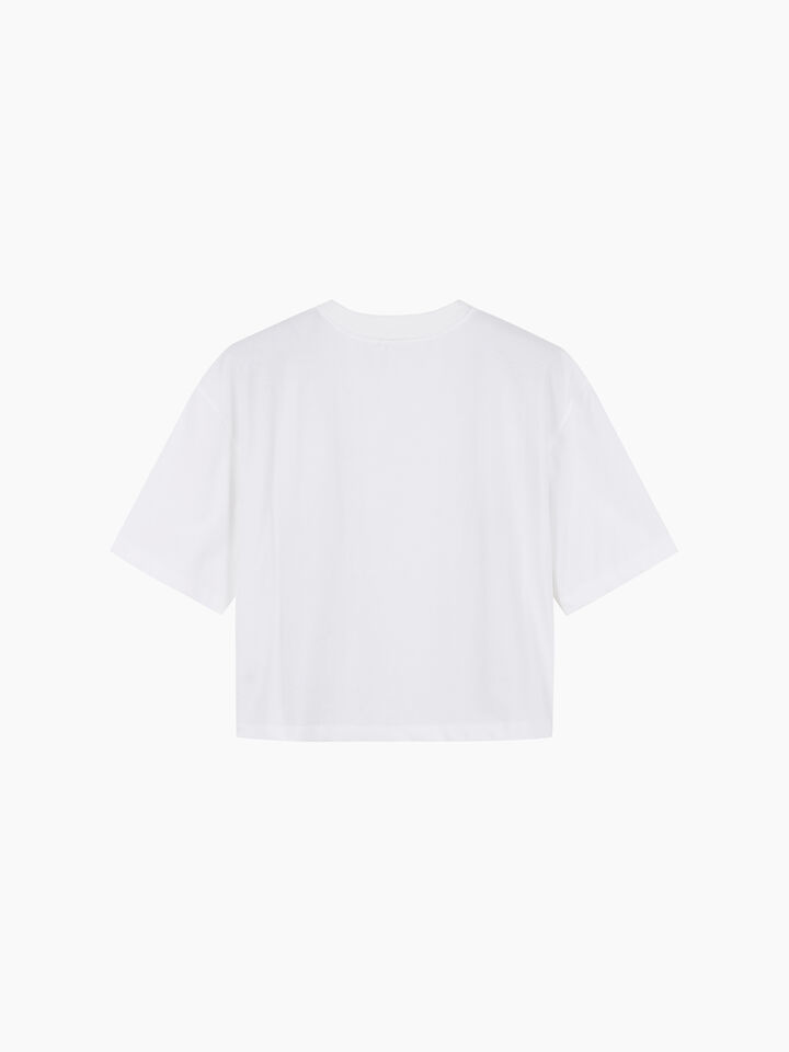 T-SHIRT - sisley k short sleeve t-shirt - Creamy White | Sisley K image number 2
